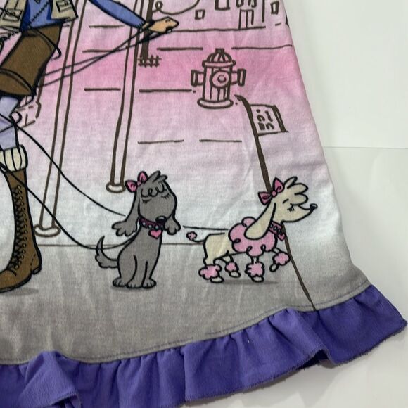 The Children’s Place | Girls Purple Pink Print Sleeveless Nightgown Pajamas Pjs - Picture 13 of 16